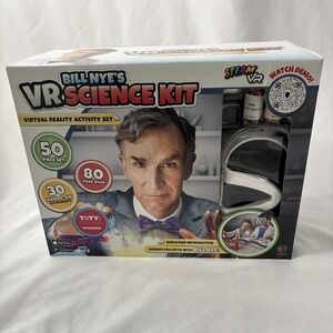Abacus Bill Nye's VR Science Kit Virtual Reality Activity Set 50Pc New Open Box